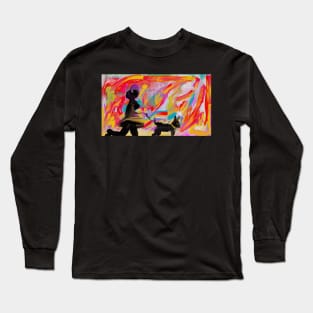 Walking the Black Dog Long Sleeve T-Shirt